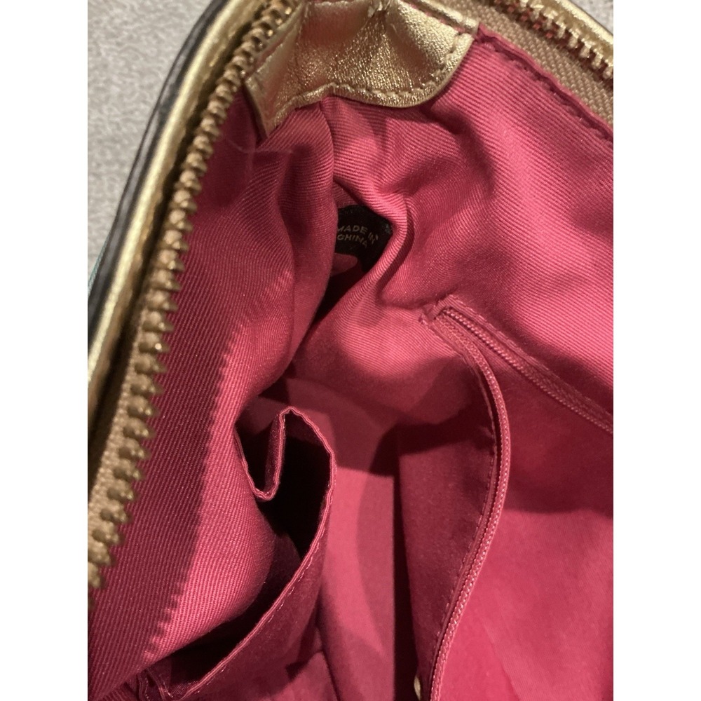 VINTAGE Multicolored Coach Purse Over the Shoulder Bag Y2K Pink & Gold - Picture 16 of 16